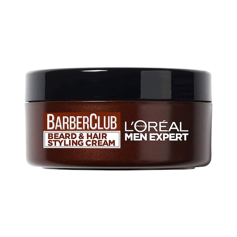 L&#39;Oreal Paris Men Expert Barber Club Beard And Hair Styling Cream White 75ml