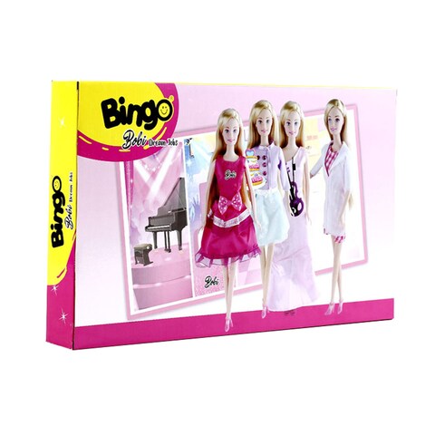 Bingo Bobi Dream Jobs Dolls Set - Multicolor