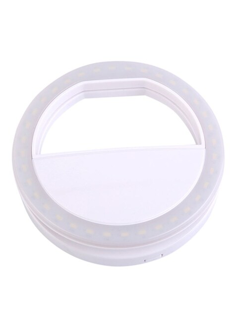 Generic Selfie Led Ring Flash For Smartphones White