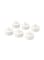 Generic 6-Piece Led Tealight Set White 5.9X2.95cm