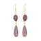Aiwanto Earrings Purple Party Wear Earrings Traditional Weastern Earring