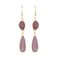 Aiwanto Earrings Purple Party Wear Earrings Traditional Weastern Earring