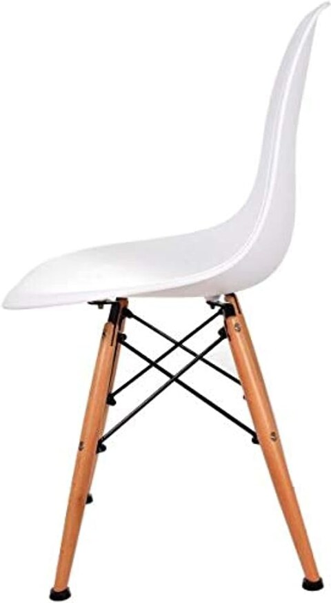 Sulsha Furniture Dining Chair Durable &amp; Comfy Mid Century Modern Molded Shell Lounge, Cafe Chair Plastic Easy Assembly