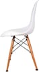 Sulsha Furniture Dining Chair Durable &amp; Comfy Mid Century Modern Molded Shell Lounge, Cafe Chair Plastic Easy Assembly