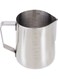 Generic Stainless Steel Milk Pitcher Measuring Cup -Silver 10.3X7.7X10cm