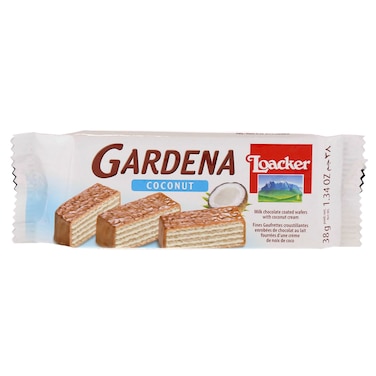 Loackergardenia Milk Chocolate Coated Wafers With Coconut Cream 38g