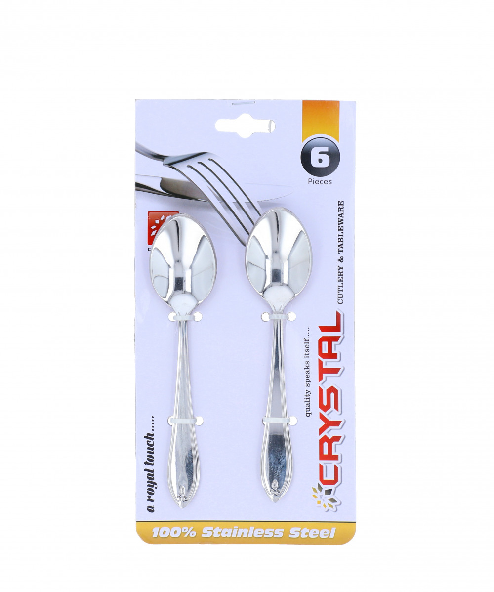 Crystal Cutlery &amp; Table Ware 6 Pieces Baby Spoon