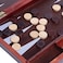 ULTIMAX Backgammon Set, Classic Board Game with Leather Case, Folding Board, Gift Package, Portable Travel Strategy Backgammon Game Set for Adults, Kids