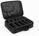 Generic Travel Makeup Train Case Makeup Cosmetic Case Organizer Portable Artist Storage Bag With Adjustable Dividers For Cosmetics Makeup Brushes Toiletry Jewelry Digital Accessories Black