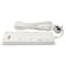 AFRA Japan Universal Extension Cord, 4 Way, 4 Universal Sockets, 5 Meter Cable, Easy Set-Up & Storage, Shockproof, 250V