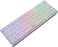 HXSJ 61 KEYS WIRELESS GAMING DUAL MODE BACKLIGHT MECHANICAL FEEL MEMBRANE KEYBOARD (L500 White)