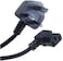 IEC C13 90 Degree to UK Plug Kettle Lead L type Cable (2M)