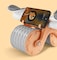 Automatic Rebound Ab Abdominal Exercise Roller Wheel, with Elbow Support and Timer, Abs Roller Wheel Core Exercise Equipment, for Men Women
