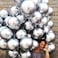 Erweicet 12Inch Chrome Metallic Silver Balloons For Party 50 Pcs Thick Latex Balloons For Party Decorations (Silver)
