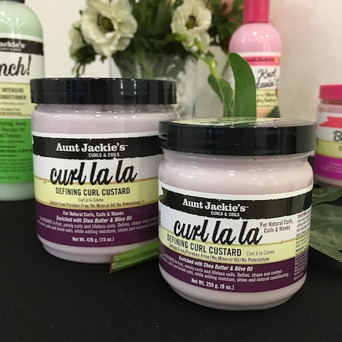 Aunt Jackie&#39;s Curl La La Defining Curl Custard, Fruity, 426G