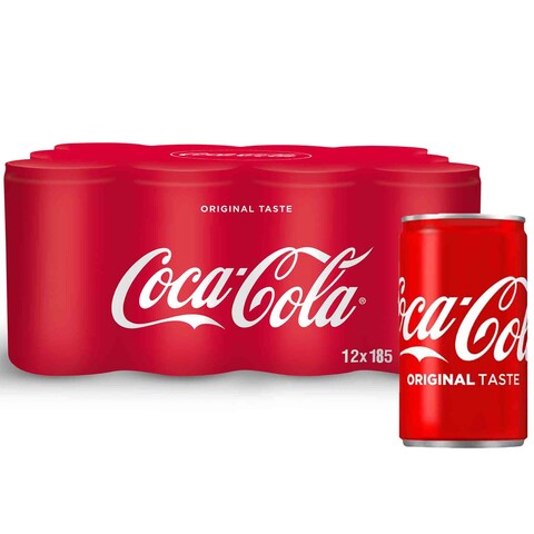 Coca Cola Drink 185 Ml 12 Pieces Online | Carrefour Jordan