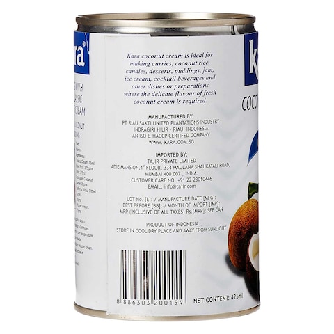 Kara Coconut Cream 25% 425ml