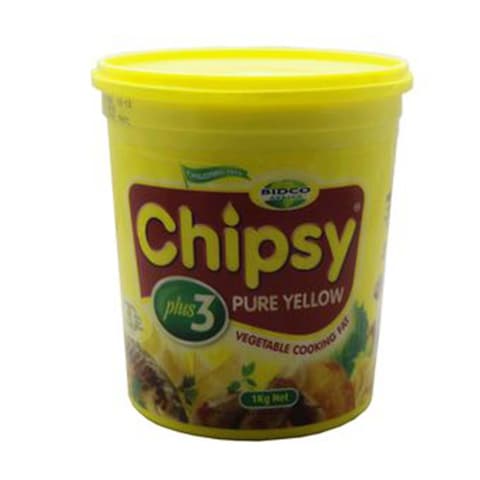 Bidco Chipsy Pure Yellow Vegetable Cooking Fat 1kg