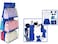 Blooming Time 6 Pocket Large Clear Purse Handbag Hanging Storage Bag Organizer