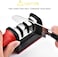 Fitto Knife and Scissor Sharpeners, 3 Stage, 3-in-1, Non-Slip Grip, For Knives, Red