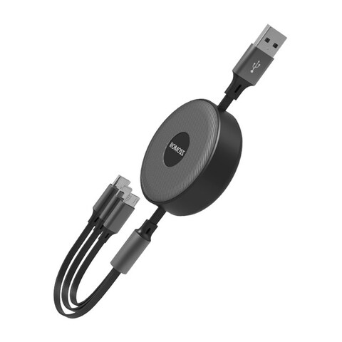 Romoss CB250 USB To Lightning/Type-C/Micro-B 3.5A 1.2 Meter Cable