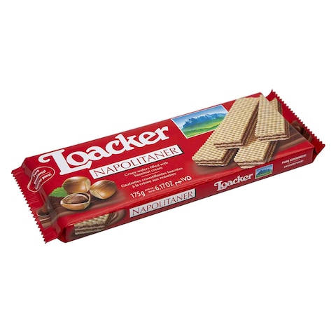 Loacker Napoliteaner Wafer with Hazelnut - 175 gram