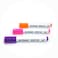 Maxi Chisel Tip Whiteboard Marker 8 PCS