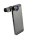 Generic - 3-In-1 Universal Clip Lens Fish, Eye Macro, Wide Angle Camera For Smart Phones Black