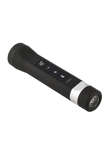 Generic - Multifunctional Wireless Bluetooth Music Torch Speaker XD1258501 Black