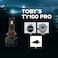 Toby&rsquo;s 2 Pieces TY-100PRO H4/HB2/9003 200W/Pair LED Headlight Bulb Assembly 20000/Pair Lumens Xtreme Bright With Color Temperature 6500K