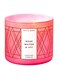 White Barn - 3-Wick Rose Water Scented Candle Pink 14.5ounce