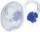 Zoggs Silicone Soft Swimming Triathlon Nose Clip Clear With Carry Case