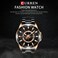 CURREN-CURREN 8359 Wristwatch Watch for Male Men Quartz Watches with Calendar Indicator Date Waterproof Luminous Hands Wearable Accessories with Stainless Steel Strap Band