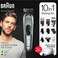Braun All-in-One Trimmer MGK7220 Multi-grooming Kit , 10-in-1 Trimmer, 8 Attachments And Gillette Fusion5 ProGlide Razor.