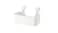 Basket with suction cup, white