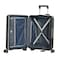 Eminent Vertica Hard Case Travel Bag Large Luggage Trolley Polypropylene Lightweight Suitcase 4 Quiet Double Spinner Wheels With Tsa Lock B0006 Black
