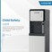Krome Bottom Loading Water Dispenser, Hot, Cold And Normal Water, Floor Standing, Made With SUS 304 Tank And Food-Grade Silicone Gel Tube, Child Lock For Hot Water, KR-WDBL 3TB, Silver &amp; Black