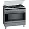 Siemens 5 Burners Gas Cooker And Oven With Full Flame Safety HG0K9VQ50M Silver 112L 90x60cm