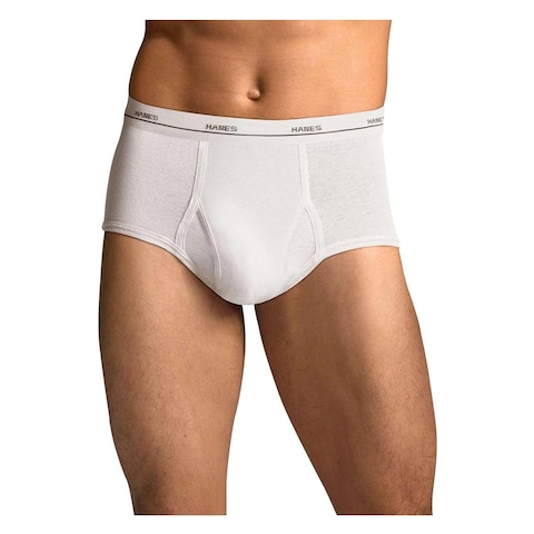 Hanes Men Briefs Medium Size White x3 Pieces