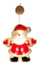Santa Window Decoration with LED 27x30cm