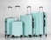 Set of 4 ABS Trolley Luggage With Number Lock 20,24,28,32 Inches