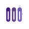 Aiwanto 6Pack Hair Clips Side Clips for Women's Kids 6 Colour Hair Clips
