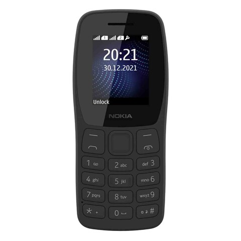 Nokia 105 African Edition Mobile Phone Charcoal