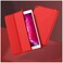 TRON Case Compatible For Apple iPad 9.7 Case 2018 iPad 6th Generation Cases/2017 iPad 5th Generation Case with Pencil Holder,Slim Soft Silicone Smart Trifold Stand Protective Cover, Red