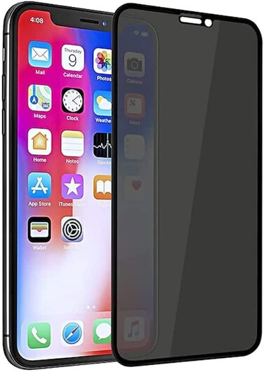 FOCUS iPhone 11 pro Privacy Screen Protector Anti Spy Tempered Glass (iphone 11 pro, Black)