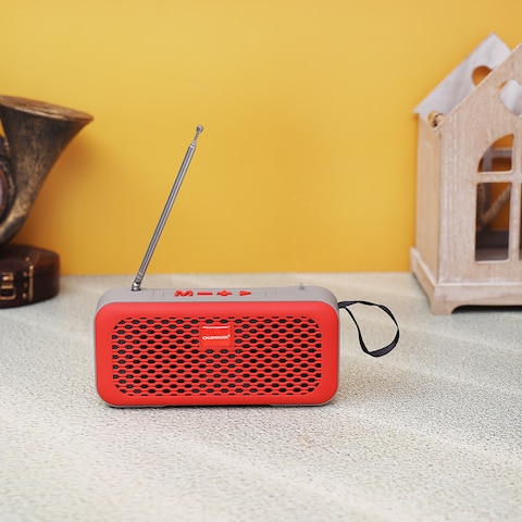 Olsenmark Portable Wireless Speaker with USB, TF, AUX, Bluetooth &amp; MP3 - Portable Hands-Free Calling 10 Meters Range, 1200 MAh with 3-4 Hours Working, 2 Years Warranty