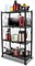 4-Tire Kitchen Microwave Racks Shelving Storage Unit Foldable Bread Racks, Storage Racks, Trolleys, Metal Organizer Wire Rack for Home Kitchen