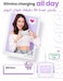 RG 65W USB C Charger 3 Type C Power Adapter Compatible- Purple.