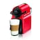 Nespresso Inissia C40 Expresso Coffee Machine (Ruby Red) - Free 14 Variety Capsules Included Inside The Box.