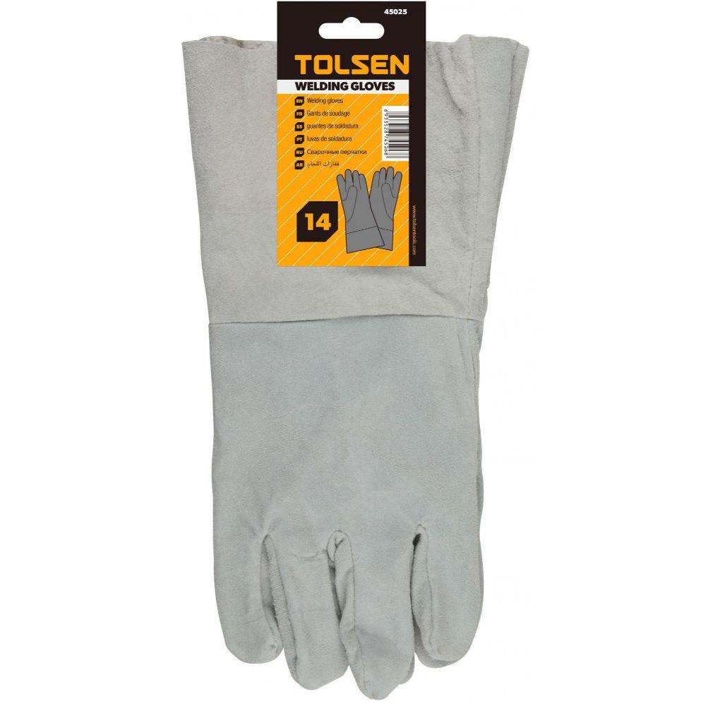 Tolsen Welding Gloves, 45025, Grey